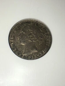 1888  Newfoundland, ¢10 Cent, NGC Graded, **EF-45** Last "8" Doubled - Picture 1 of 10
