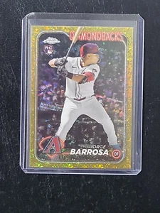 2024 Topps Chrome Update USC163 Jorge Barrosa Gold Mini Diamond Refractor /50 RC - Picture 1 of 3