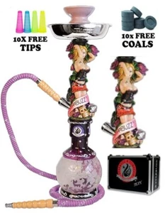 Starbuzz Sexy Ladies Edition: 1-Hose Hookah Waterpipe Complete Set- Purple - Picture 1 of 5