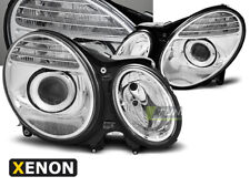 Headlights for Mercedes W211 E-CLASS 02-06 D2S H7 Chrome LHD LPME56-ED XINO