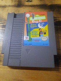 Sesame Street 123 (Nintendo NES, 1989) Cartridge Game 