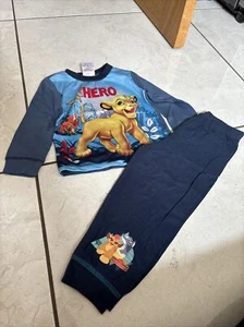 BOYS LION KING PYJAMAS PJS 12-18 MONTHS BIRTHDAY CHRISTMAS STOCKING GIFT PRESENT - Picture 1 of 3