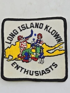 Long Island Klown Enthusiasten quadratischer Aufnäher New York Clowns 4 x 4 Zoll - Bild 1 von 2