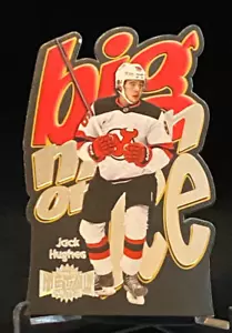 2021-22 SkyBox Metal Universe Big Man On Ice #BM-18 Jack Hughes neues Trikot - Bild 1 von 2