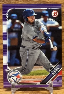 ALEJANDRO KIRK Purple /250 Parallel | 2019 Bowman Toronto BLUE JAYS - Picture 1 of 2
