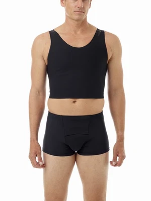 Unisex FTM Extreme Tri-Top Chest Binder Top 983 - Black Small - Image 1 of 2