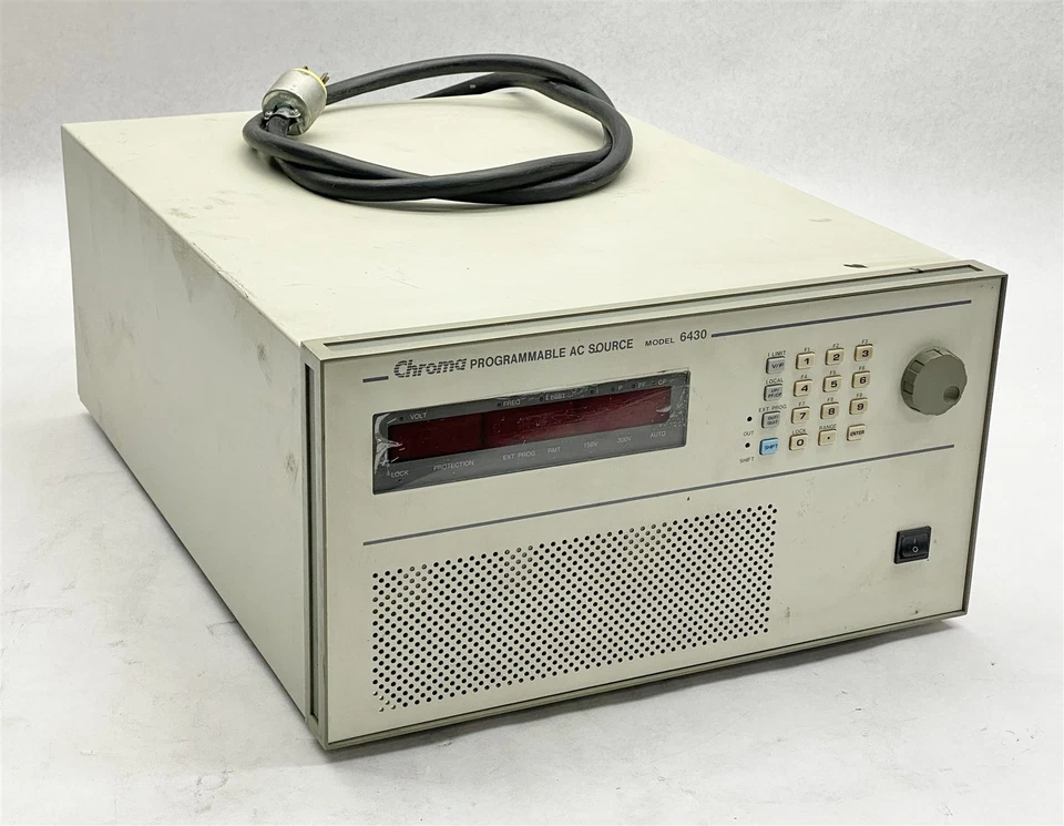 Chroma 6430 Programmable AC Power Source 0-150/0-300V 3000VA PARTS - Image 1 of 4