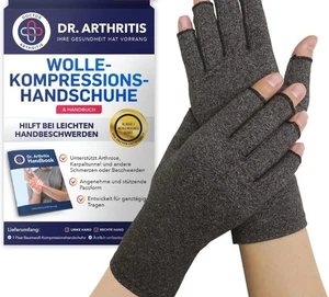 Guantes de compresión, guantes de atrosis sin dedos, vendaje de mano para... - Imagen 1 de 3