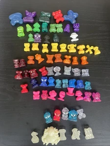 Vintage Gogos Crazy Bones Aliens with Glow Eyes  Glow in Dark Lot of 72 - Picture 1 of 8