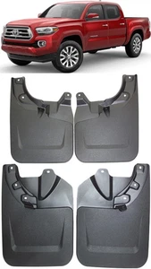 New Genuine Full Set Splash Guards Mud Flaps Fender For 2016-2023 Toyota Tacoma - Picture 1 of 9