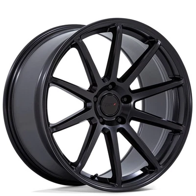 F19x9.5/R19x10.5" Staggered TSW Wheels TW004 Canard Matte Black Flow Formed(S04) - Image 1 of 4