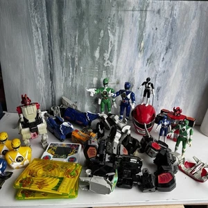 90's power rangers lot. Various size characters, vehicles, etc Aa30 - Picture 1 of 12