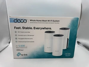 TP-LINK CAŁY DOM MESH SYSTEM WI-FI AC1200 DECO M4 / 3-PAK - FABRYCZNIE NOWY - Zdjęcie 1 z 4
