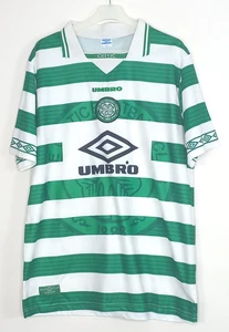 Celtic Vintage 1997-99 Home Football Shirt Jersey XL Adult Umbro Champions - Picture 1 of 8
