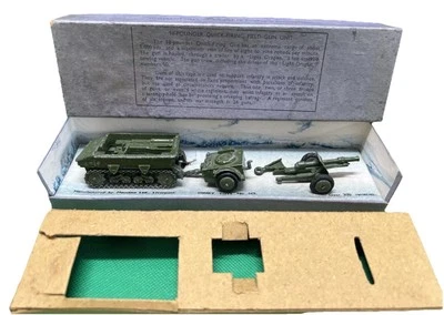 Pre War Dinky 162 18 Pounder Quick Firing Unit. Fair In Original Box - Image 1 of 4