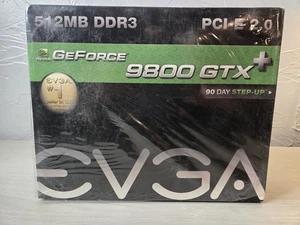 SEALED EVGA 9800 GTX+ Graphics Card 512 MB DDR3 Pci-e 2.0 See Photos - Picture 1 of 11