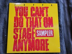 FRANK ZAPPA YOU CANT DO THAT ON STAGE ANYMORE SAMPLER BARKING PUMPKIN - Picture 1 of 10