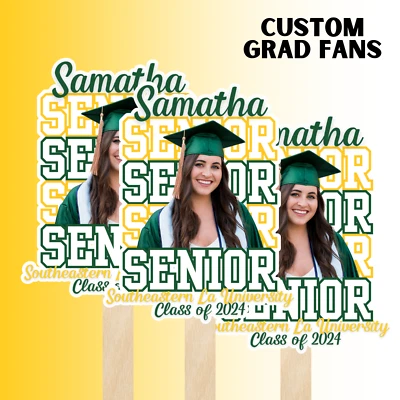 Custom Graduation Fans - Image 1 of 4