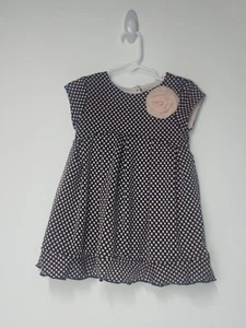 Girls Dress Marmellata Size 24 Months Brown Pink - Picture 1 of 6