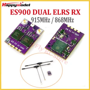 Receptor de diversidad HappyModel ES900 DUAL RX ELRS 915 MHz/868 MHz TCXO FPV incorporado - Imagen 1 de 11