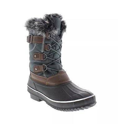 Botas de nieve Itasca Becca clima exterior oliva para mujer talla 7M nuevas sin caja Foto 1 de 4