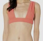 NWT Cali Dreaming Pink Mesh Grus Bikini Swim Top Women’s Swimwear Size M
