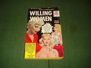 1962 SPICY NOVEL TITLED WILLING WOMEN ,CONNIE SELLERS ,NOVEL BOOKS - Picture 1 of 6