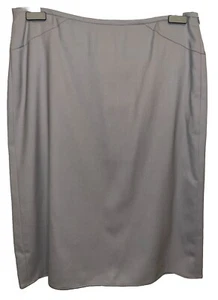 Armani Collezioni Damen US 8 Wollrock grau EINZELHANDEL $ 495 neu mit Etikett - Bild 1 von 14
