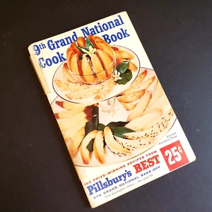 Vintage Pillsbury 1958 9th Grand National Cookbook 100 Recipes - Picture 1 of 6