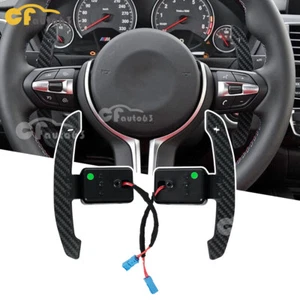 Magnetic Carbon Fiber Shift Paddles for Fit BMW G20 G30 G38 G05 G06 M2 M3 M4 M5 - Foto 1 di 8