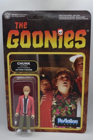 ReAction Action Figure The Goonies CHUNK Funko x Super7 - Unpunched - New/Sealed Cover