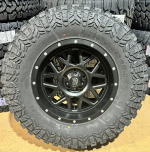 18x9 XD XD820 Grenade Black Wheels Rims 35" MT Tires 5X150 Toyota Tundra Sequoia - Picture 1 of 8