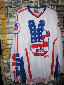 Vintage UFO plast racing team motocross MX 1 jersey shirt trikot maillot 1977 - Picture 1 of 2