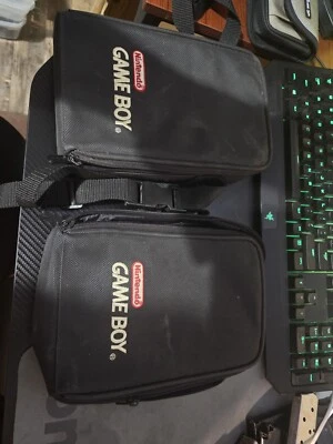 复古任天堂 Game Boy 旅行手提箱黑色红色白色字母可拆卸托盘 — 第 1/3 张图片