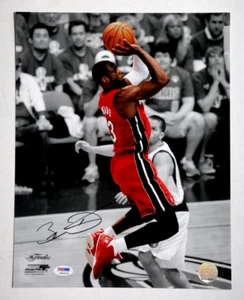 DWYANE WADE PSA/DNA SIGNED 11X14 PHOTOGRAPH MIAMI HEAT AUTOGRAPH BASKETBALL NBA - Picture 1 of 4