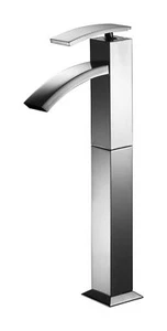 Miscelatore lavabo design lavabo alto ottone cromato qualità rivenditore - Foto 1 di 2