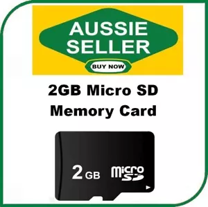 2Gb MicroSD Micro Secure Digital Flash Memory Card old Phone Camera SD Reader 2G - Picture 1 of 1