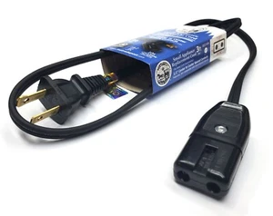 3' Replacement Power Cord for Vintage Small Kitchen Appliance 1/2" Spaced 2-Pins - Picture 1 of 16