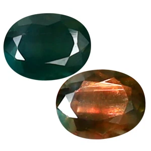 0,23 ct straordinaria forma ovale (4 x 3 mm) cambio colore non riscaldato alessandrite - Foto 1 di 3