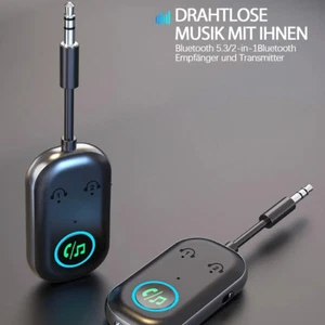 Typ-C Bluetooth Empfänger Adapter 5.3 AUX Auto Audio Stereo Eingebautes Mikrofon - Afbeelding 1 van 24
