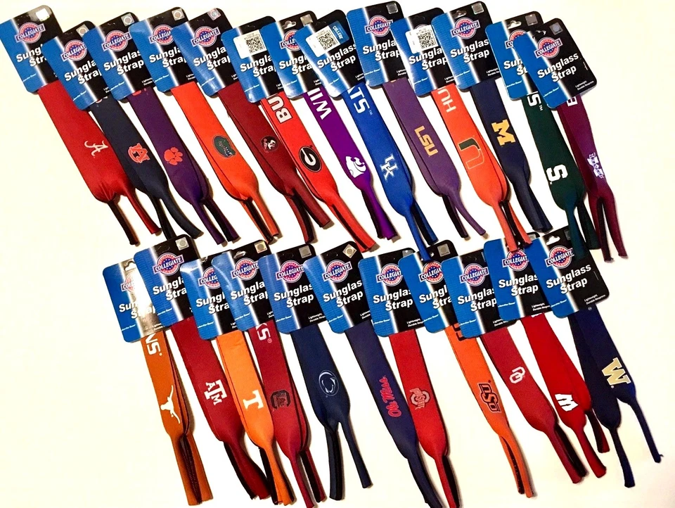 ÓCULOS DE SOL ALÇA SUPORTE CROAKIES FACULDADE NCAA NEOPRENE - ESCOLHA SEU TIME - Imagem 1 de 1