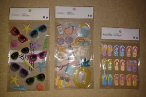 NEW Lot of 3 Packs Recollections Dimensional Stickers - 668511, 668513, 397313 - Picture 1 of 8
