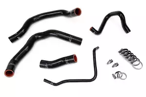 HPS Silicone Radiator Hoses - Black (Mini 2002-2008 Cooper S Supercharged) - Foto 1 di 1