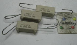 Sylvania ECG Ceramic Cement 3.9 Ohm 10% 5W Resistor High Power 3R9 - NOS Qty 3 - Picture 1 of 1