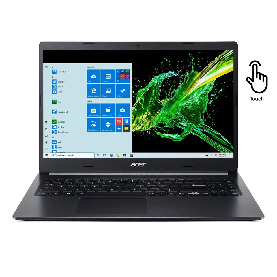 Acer Aspire 5 A515-55T 15.6" HD Touchscreen i5-1035G1, 12G 512 GB SSD Win 11H - Image 1 of 1