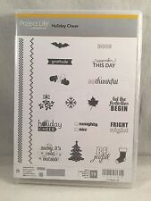 HOLIDAY CHEER Stampin Up New Christmas Project Life Halloween  Photopolymer