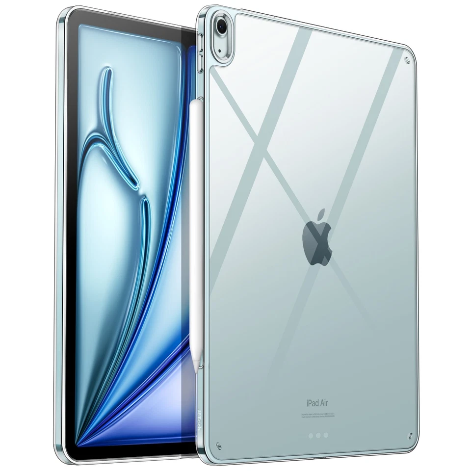 Clear Case for iPad Air 13-Inch M3/M2 (2025/2024), Anti-Yellowing Back Cover - Image 1 of 1