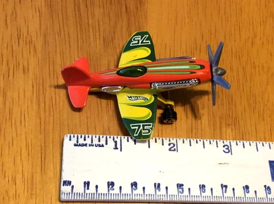 vintage diecast Hotwheels Toys-toy prop plane-"Mad Propz"-excellent-.-3" long - Image 1 of 4