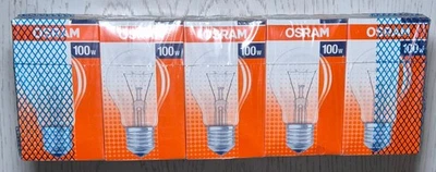 10x Osram E27 100W klar Classic A Glühlampe Glühbirne dimmbar Kein LED 1360lm - Bild 1 von 2