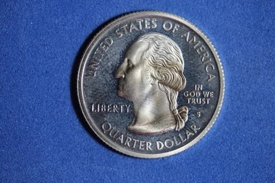 2000 S VIRGINIA SILVER PROOF STATEHOOD WASHINGTON QUARTER #K57316 - Image 1 of 2